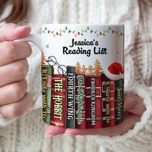 Personalized Gifts For Book Lover Christmas Coffee Mug 03HUPU221124 - Coffee Mug - GoDuckee