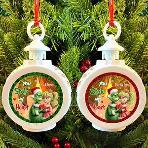 Personalized Gifts For Couple Christmas Ornament 02hudt281024 - Ornament - GoDuckee