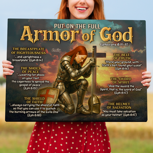 Kneeling Knight Canvas Print - Personalized Gifts For Jesus Lovers 01hupu100625 - Poster & Canvas - GoDuckee