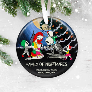 Family - Horror Midnight 05QHDT021123 Personalized Ornament, Gifts For Family - Ornament - GoDuckee