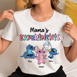 Personalized Gift For Mom Shirt Mama's Experiments 01QHHN110124-1 - Shirts - GoDuckee