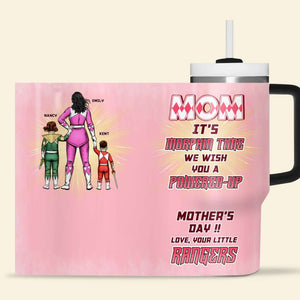 Personalized Gifts For Mom Tumbler Morphin Time 04htpu040324hh - Tumbler Cups - GoDuckee