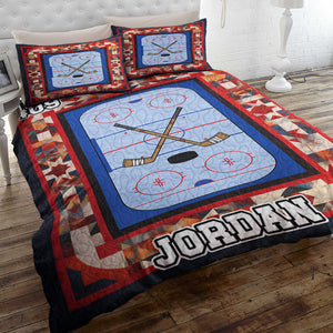 Personalized Gift For Sport Lover Quilt Bedding Set Special Line 02HUDT051224 - Blanket - GoDuckee