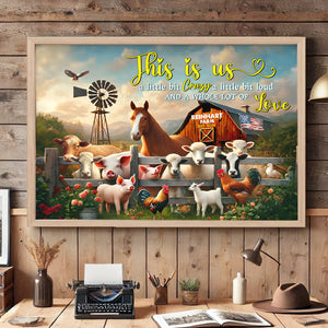 Personalized Gift For Farmer Family Canvas Print, Happy Farm Life 01qhtn131224 - Poster & Canvas - GoDuckee