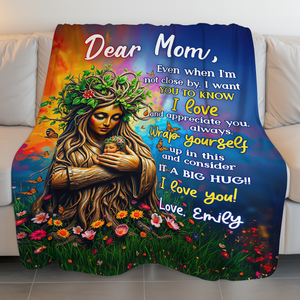 Personalized Gifts For Mom Blanket 05hupu170225 Feel My Love Within It - Blanket - GoDuckee