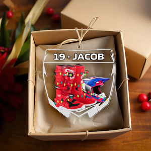 Personalized Gifts For Motocross Lovers Christmas Ornament 01hupu021124 - Ornament - GoDuckee