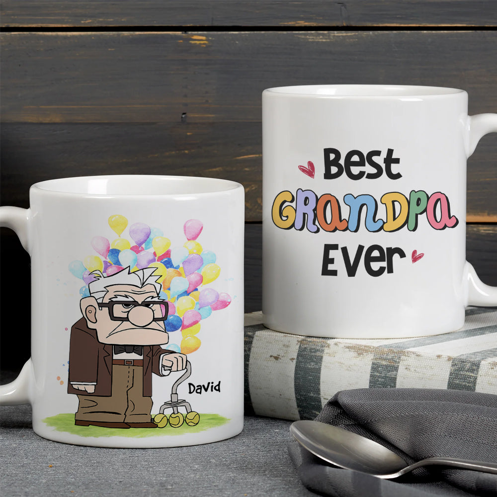 Personalized Coffee Mug 04huhn300323, Best Grandpa Ever, Gift For Grandpa - Coffee Mug - GoDuckee
