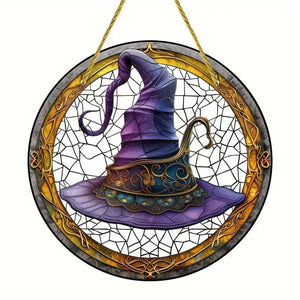 Magic Hat Colorful Suncatcher Ornament Halloween Gift 13ACXX270824 - Ornament - GoDuckee