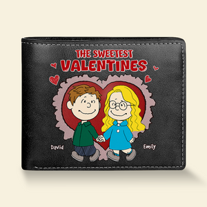 Personalized Gifts For Couple PU Leather Wallet 01ohpu251224hg - Leather Wallet - GoDuckee