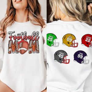 Personalized Gifts For Football Mom Shirt 05HUTN181024 - Shirts - GoDuckee