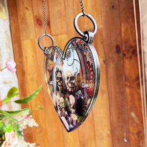 Personalized Gifts For Couple Suncatcher Window Hanging Ornament 02OHPU160524 - Ornaments - GoDuckee
