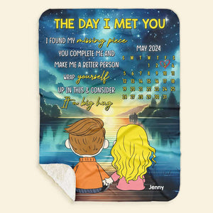 Personalized Gifts For Cartoon Couple Blanket 03TOMH121224HG - Blanket - GoDuckee