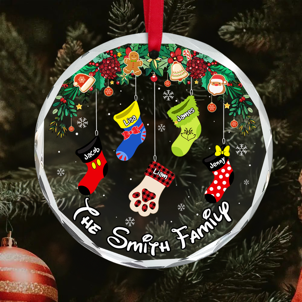 Personalized Gifts For Family Christmas Ornament 01acpu071024 - Ornament - GoDuckee