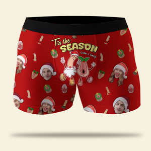 Custom Photo Gifts For Christmas Men's Boxers 041xqpu240924 - Boxer Briefs - GoDuckee