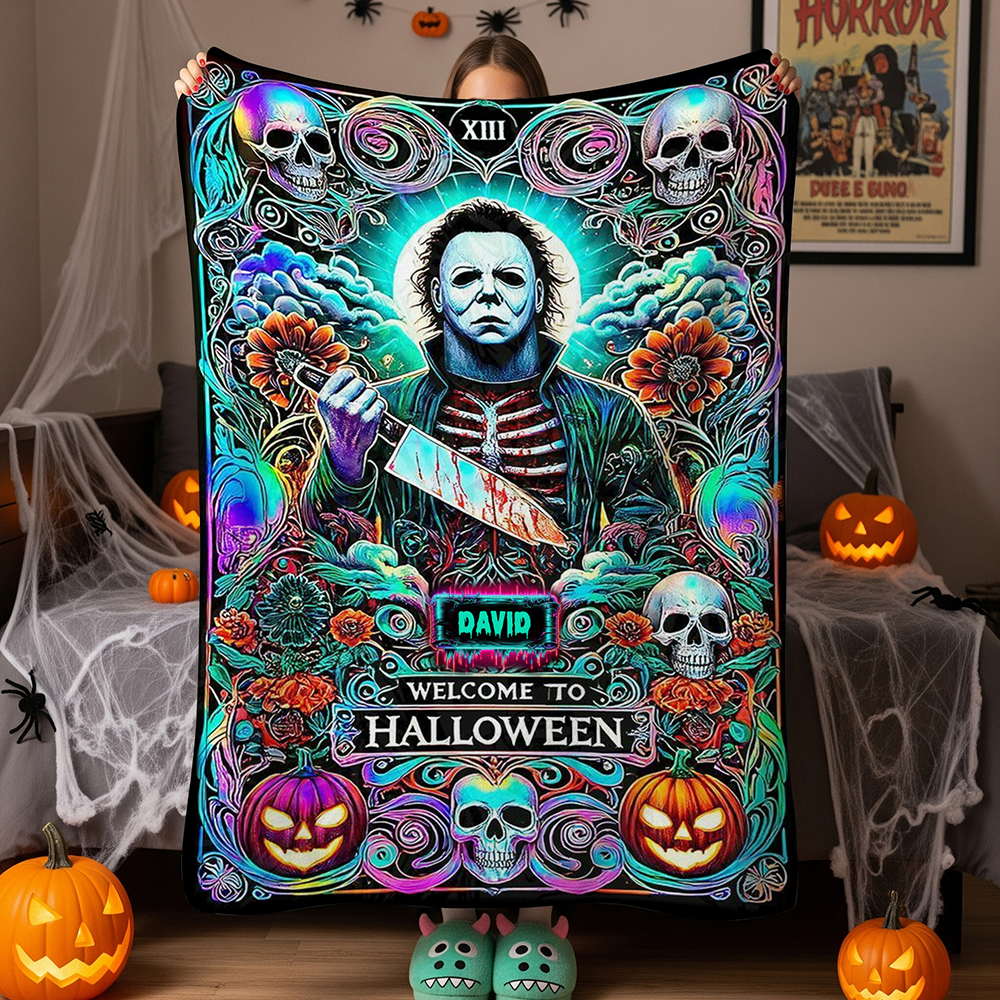 Halloween Villain Blanket Personalized Gifts For Fans 03HUTN070825 - Blanket - GoDuckee