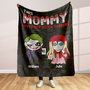 Personalized Gifts For Mom Blanket 04ohpu220225 Little Horrors - Blanket - GoDuckee
