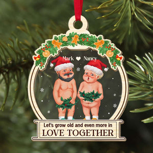 Love Together, Personalized Ornament, Gifts For Husban - Gifts For Wife - Ornament - GoDuckee