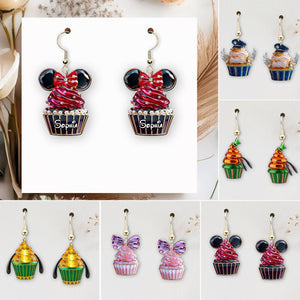 Cute Cupcakes Earrings - Personalized Gifts For Cartoon Lovers 01TGDT080725 - Earrings - GoDuckee