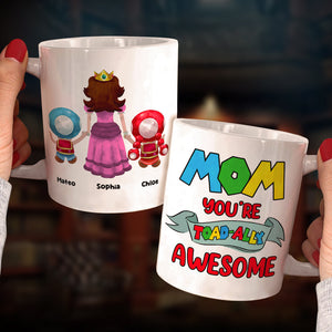 Personalized Gifts For Mom Coffee Mug Mom You're Toadally Awesome 06QHDT270124 - Coffee Mugs - GoDuckee