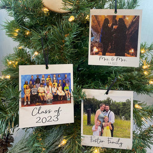 Custom Photo Gifts For Family Christmas Ornament Upload Family Photo 02acdt200724 - Ornament - GoDuckee