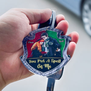 You Put A Spell On Me, Personalized Keychain, Best Gift Photo Couple 08HUDT231223 - Keychains - GoDuckee