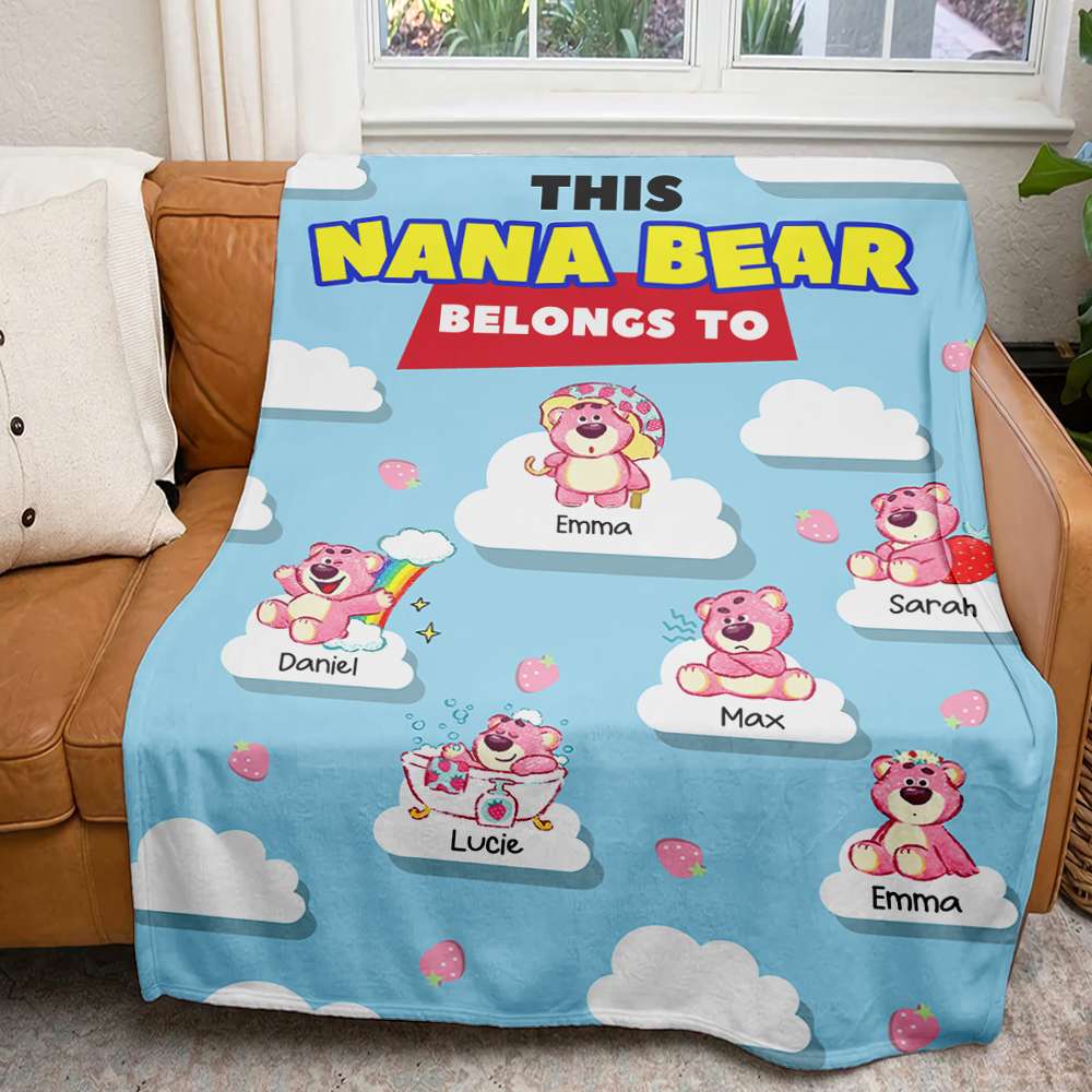 Personalized Gifts For Mom Blanket This Mama Bear Belongs To 02HTHN210224 - Blankets - GoDuckee