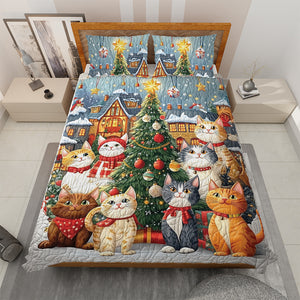 Personalized Gifts For Cat Lovers Quilt Bed Set 03acqn051124 Christmas Gift - Blanket - GoDuckee