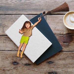 Naughty Swing Kids, Personalized Wooden Bookmark, Gifts For Kids - Bookmarks - GoDuckee