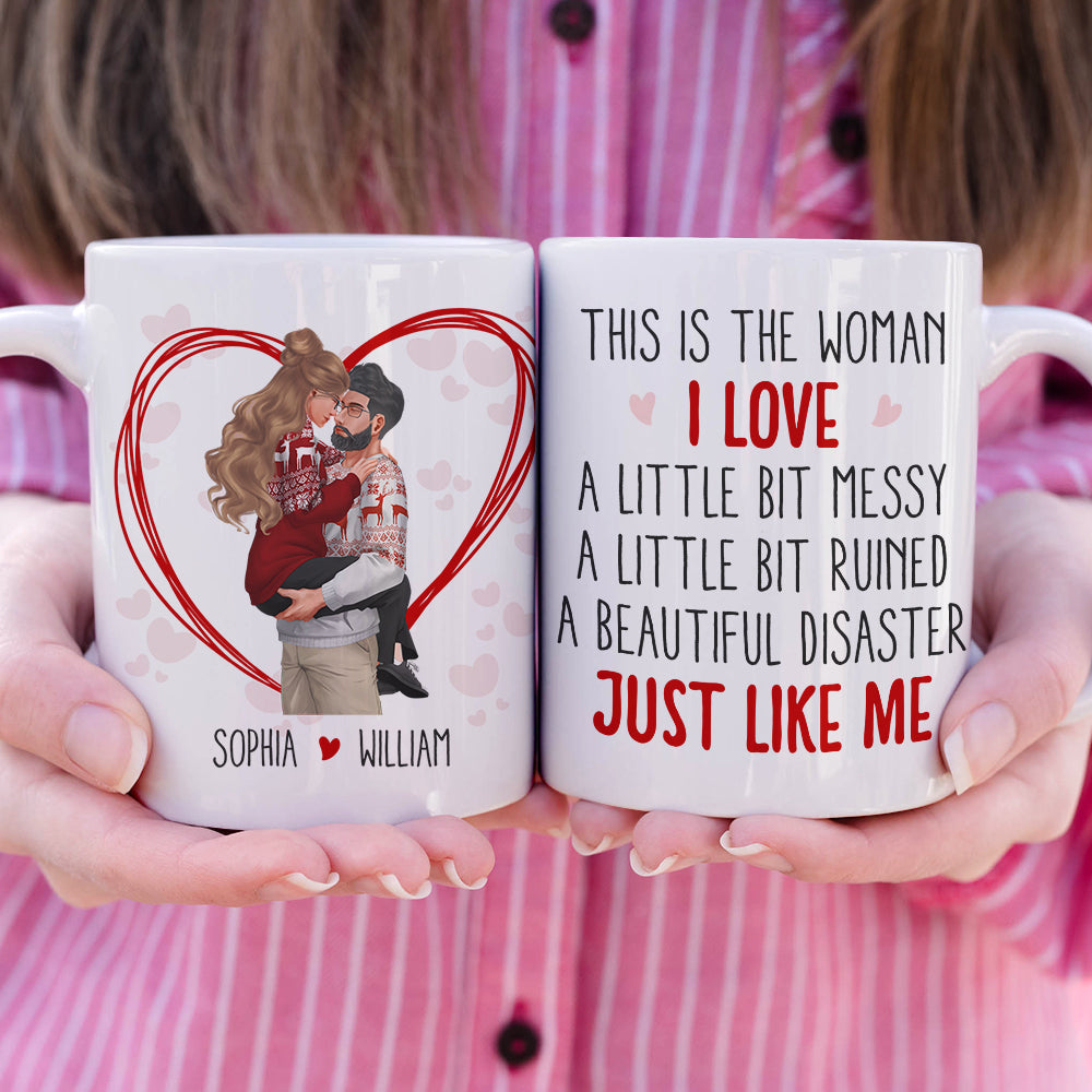 Caring Couple, Personalized Coffee Mug, Gifts For Men Gifts For Women - Coffee Mug - GoDuckee