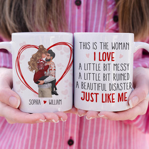 Caring Couple, Personalized Coffee Mug, Gifts For Men Gifts For Women - Coffee Mug - GoDuckee