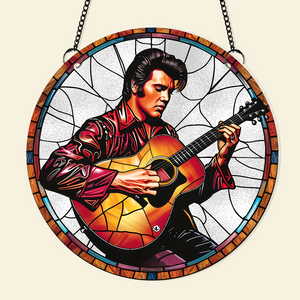 Personalized Gifts For Guitar Lovers Suncatcher Ornament 03acpu300824 - Ornament - GoDuckee