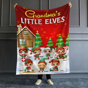 Personalized Christmas Gifts For Grandma Blanket 04xqpu280924 - Blanket - GoDuckee