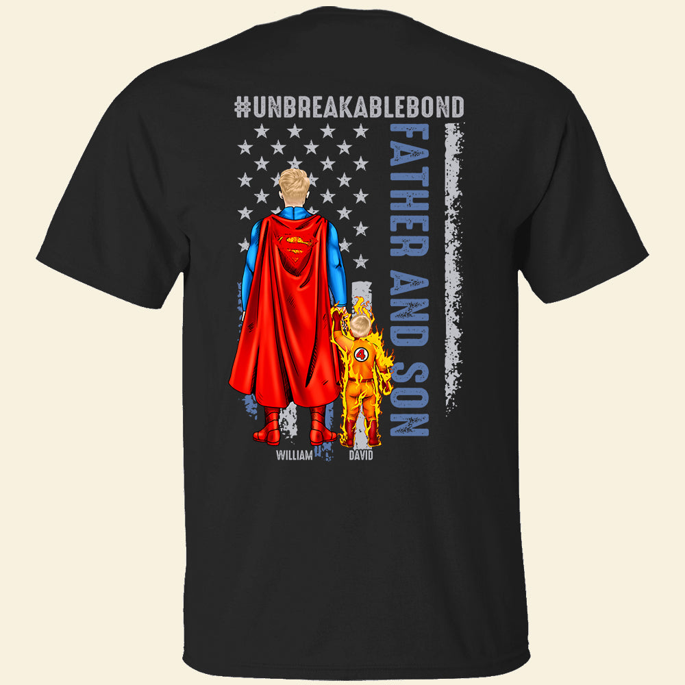 Personalized Gifts For Dad Shirt Unbreakable Bond Father And Son 06acdt250324pa - 2D Shirts - GoDuckee