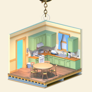 Isometric Room Keychain 01OHQN050225 - Keychains - GoDuckee