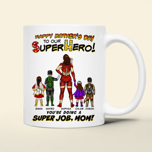 Personalized Gifts For Mom Coffee Mug You're Doing A Super Job Mom 07ACDT190324PA - Coffee Mugs - GoDuckee