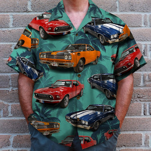 Classic Car Custom Car Image- Summer Gift (New) - Hawaiian Shirts - GoDuckee