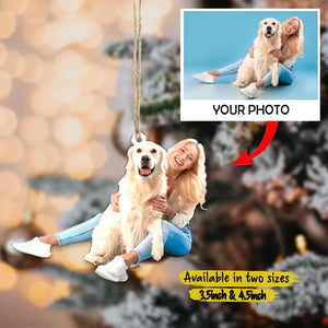 Custom Photo Gifts For Dog Lovers, Upload Photo Christmas Ornament 03pgxx290824 - Ornament - GoDuckee