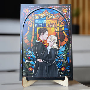 Personalized Gifts For Wizard Couple Layers Wood Sign You Put A Spell On Me 04HUDT050224TM - Wood Signs - GoDuckee