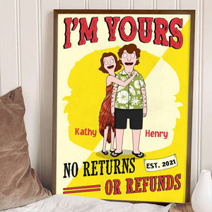 Personalized Gifts For Couple Canvas Print I'm Yours 01ACDT060225HG - Poster & Canvas - GoDuckee