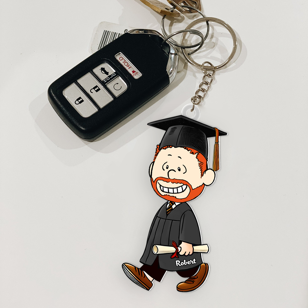 Personalized Gifts For Graduation Keychain 01ohpu111224 - Keychains - GoDuckee