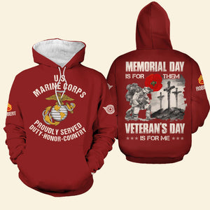 Personalized Gifts For Veteran 3D Shirt 01ACDT060724 - AOP Products - GoDuckee