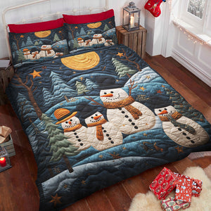 Classic Christmas Quilt Bed Set Special Line 03HUDT041124 - Blanket - GoDuckee