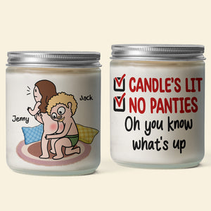 Personalized Gifts For Couple Scented Candle Oh You Know What's Up Funny Couple Gifts - Scented Candle - GoDuckee
