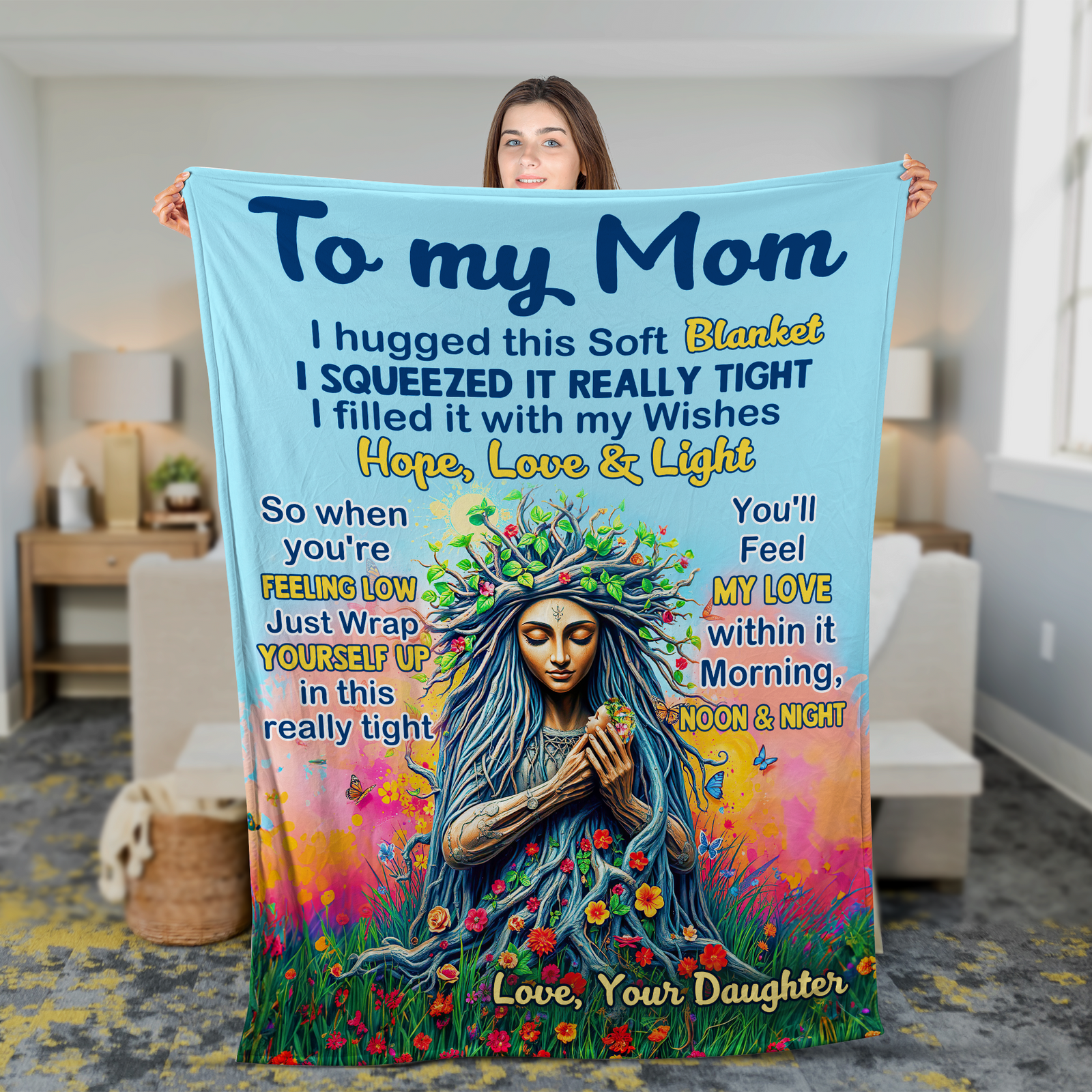 Personalized Gifts For Mom Blanket 05hupu170225 Feel My Love Within It - Blanket - GoDuckee