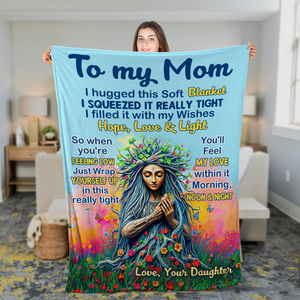Personalized Gifts For Mom Blanket 05hupu170225 Feel My Love Within It - Blanket - GoDuckee