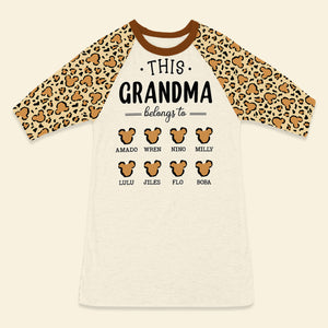 Personalized Gifts For Grandma Raglan Dress This Awesome Mama Belongs To 04dtdt270124 - 3D Shirts - GoDuckee