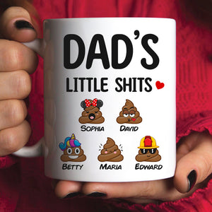 Personalized Gifts For Dad Drinkware Family Little Shit 052DTDT010324 - Drinkware - GoDuckee