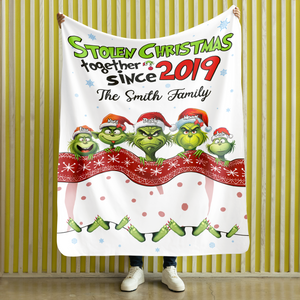 Personalized Christmas Gifts For Family Blanket 03ohpu131124 Stolen Christmas Together - Blanket - GoDuckee