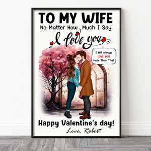 I Will Always Love You, Personalized Canvas, Kissing Couple Gifts - Poster & Canvas - GoDuckee