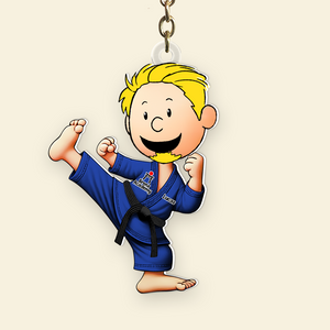 Personalized Gifts For Karate Lover Keychain 01ohpu121224 - Keychains - GoDuckee